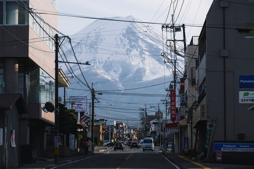Mount Fuji in Kawaguchiko town, Japan
