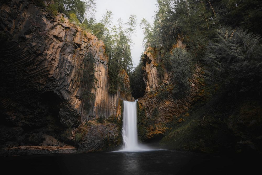 View of Toketee Falls in Oregon, USA
