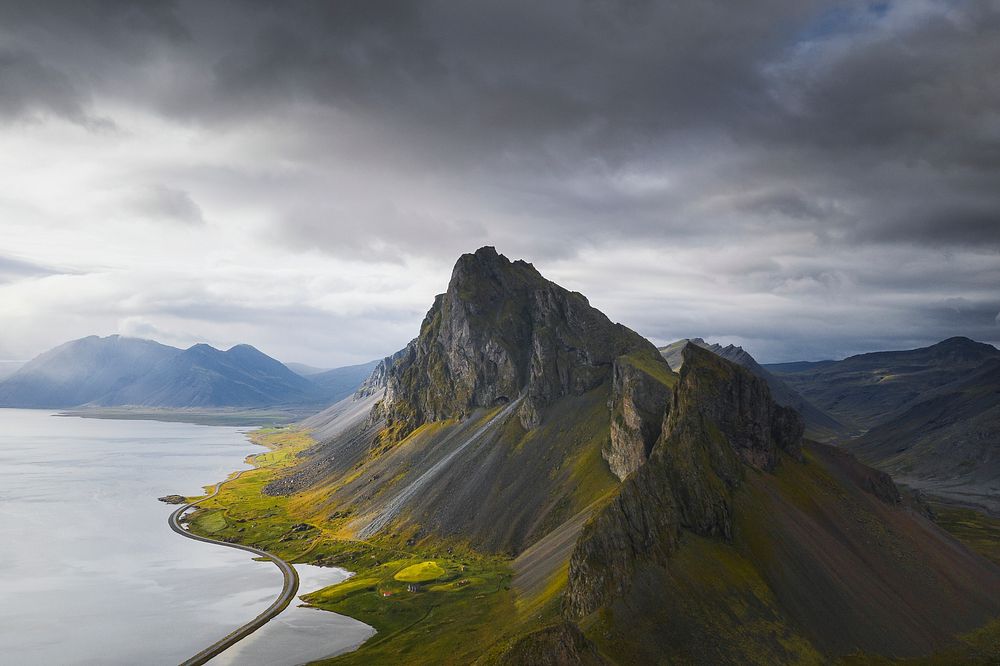 View of Iceland's south shore