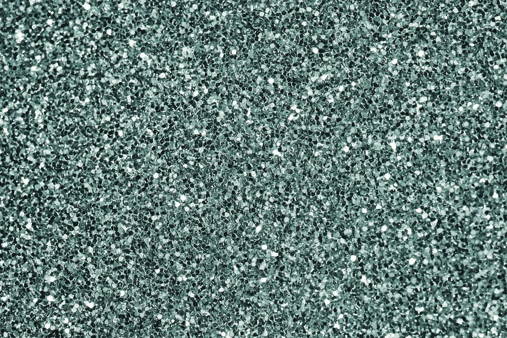 Close up of green glitter textured background