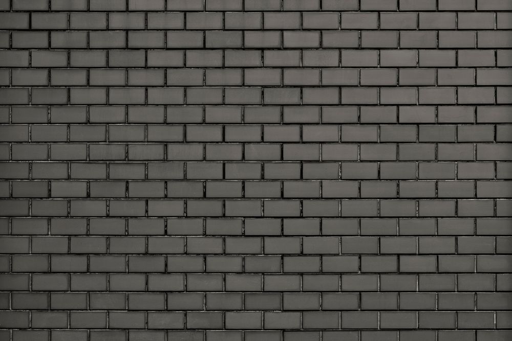 Gray modern brick wall textured background