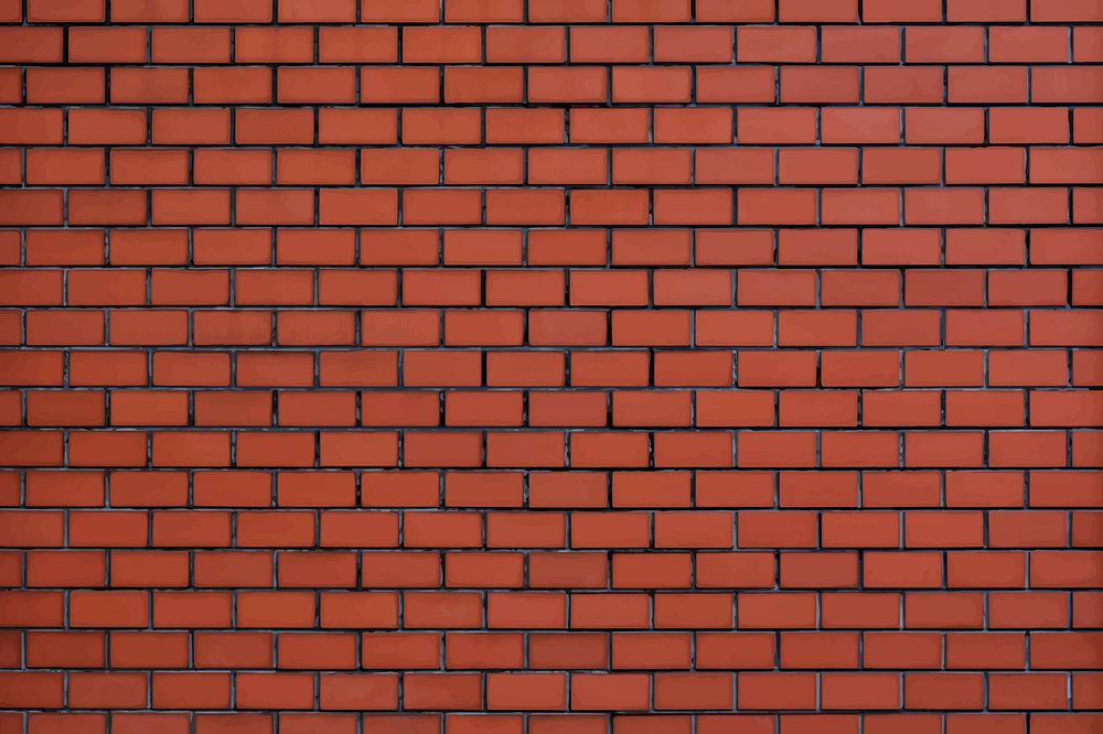 Orange brick wall textured background
