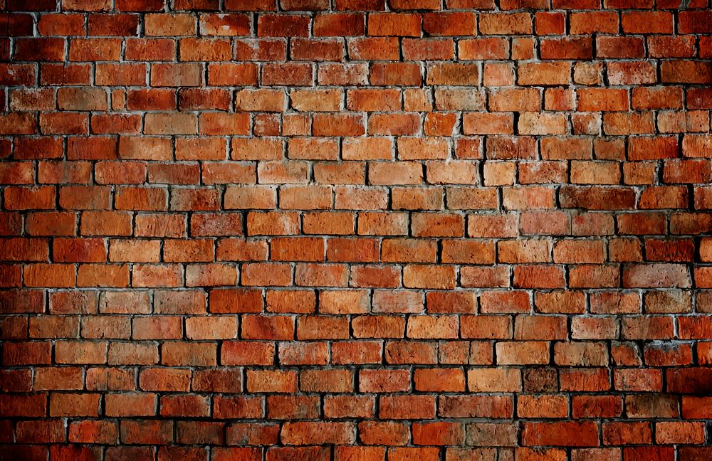 Old textured brick wall background