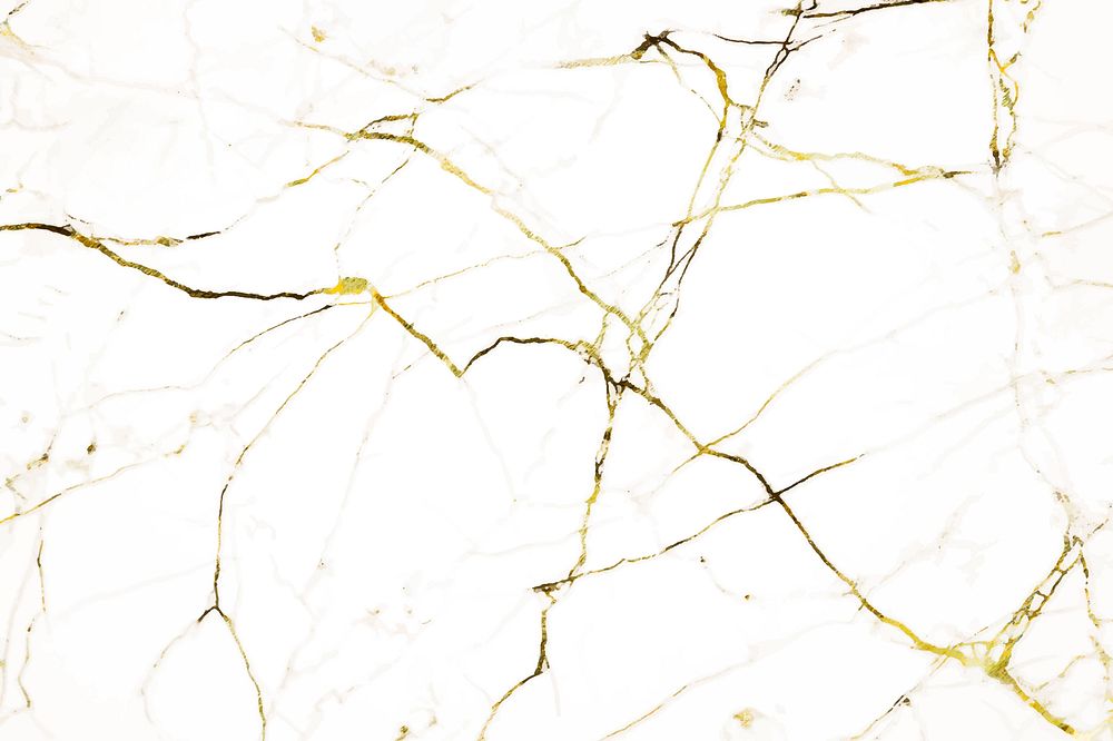 White marble with golden texture background