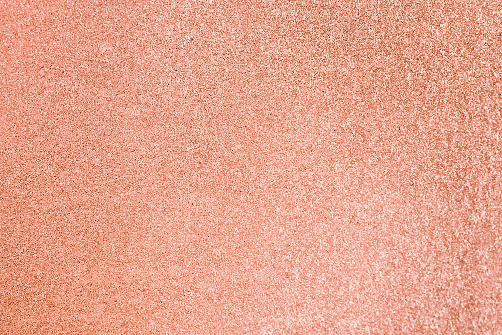 Close up of peach glitter textured background