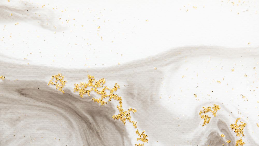 Abstract watercolor with gold glitter design background