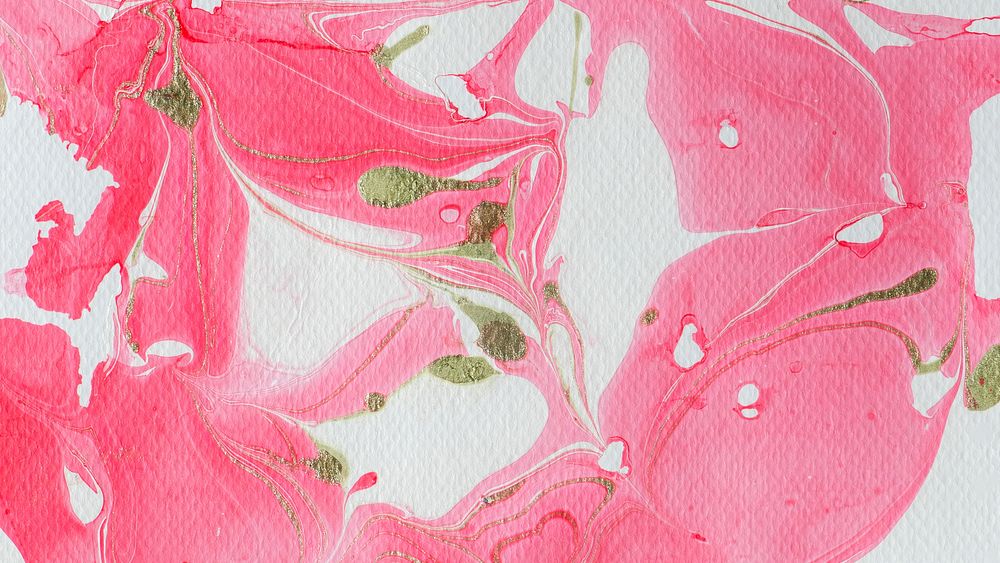 Pink abstract watercolor painting background