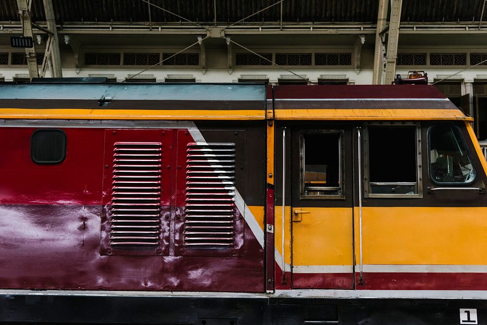 A public city train in Asia