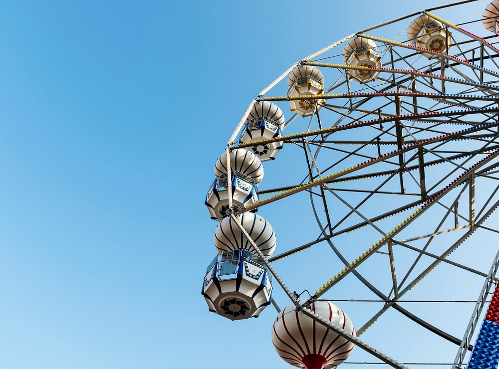 A Ferris wheel