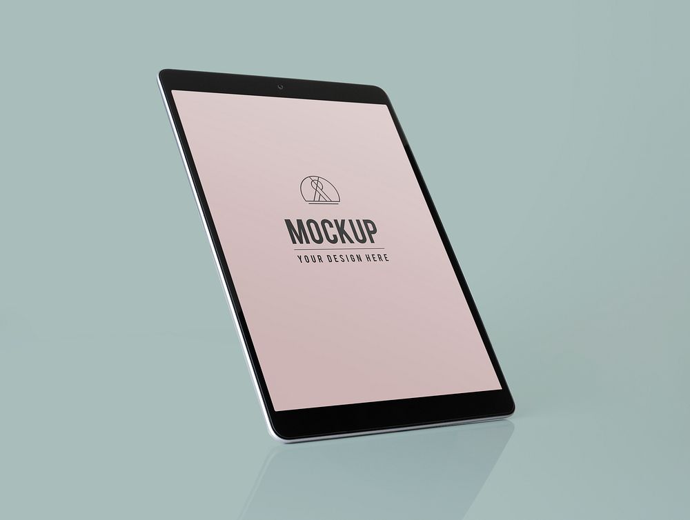 Full screen tablet mockup design