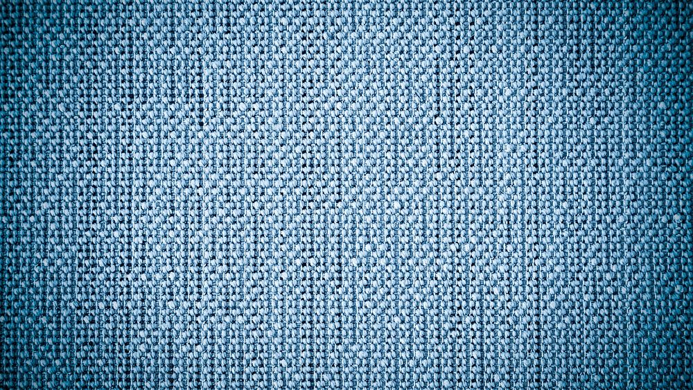 Blue vignette fabric textured background