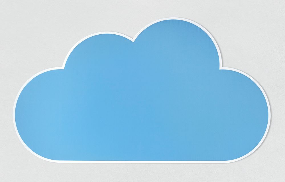 Cloud icon technology symbol