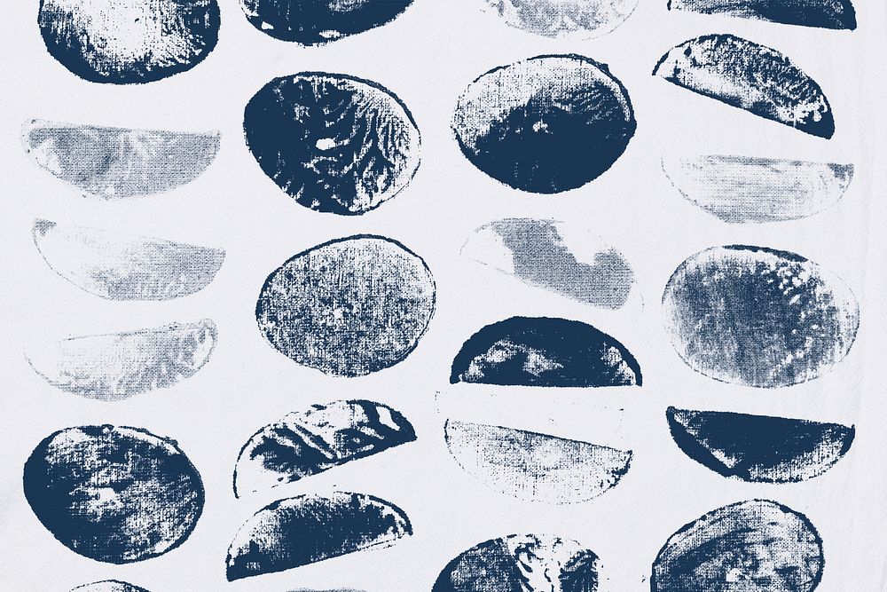 Blue circle pattern background psd block prints