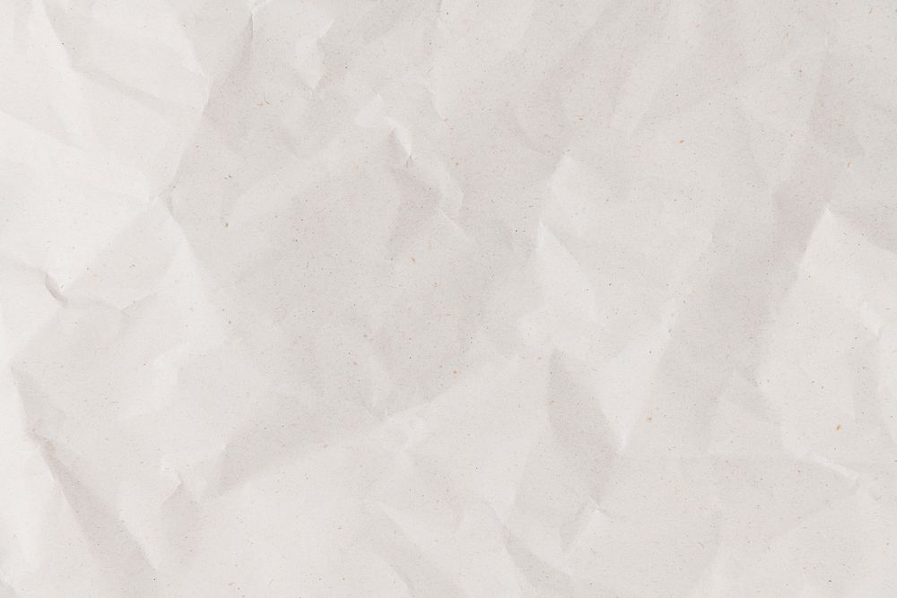 Crumpled paper white background vector diy in simple style