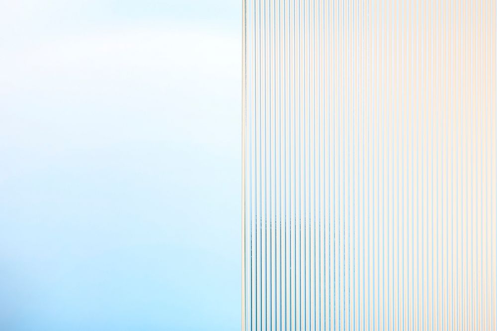 Blue product backdrop with patterned glass