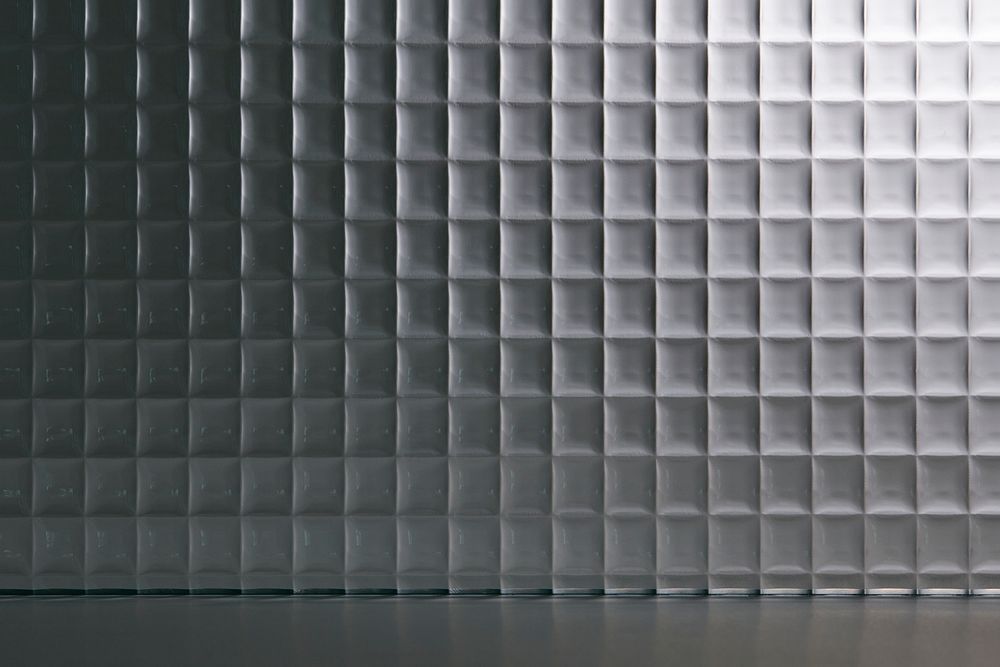 Background with grid glass texture