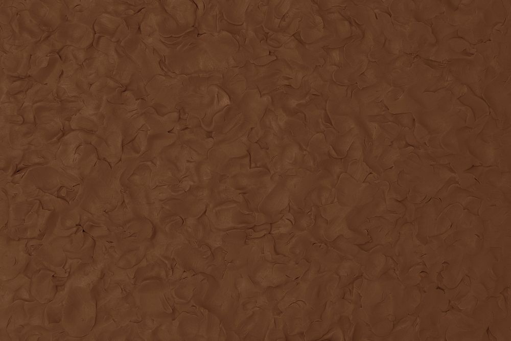 Brown clay textured background in earth tone DIY creative art minimal style