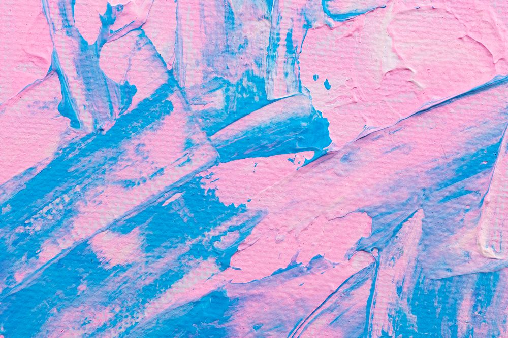 Pink paint textured background abstract DIY experimental art