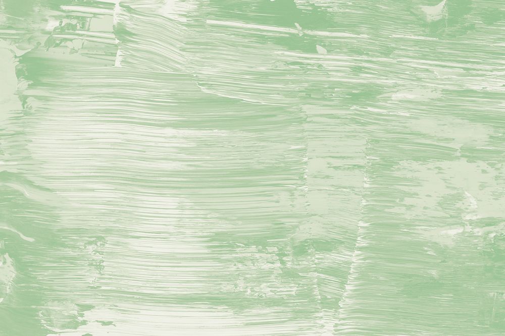 Textured paint background wallpaper in green acrylic paint