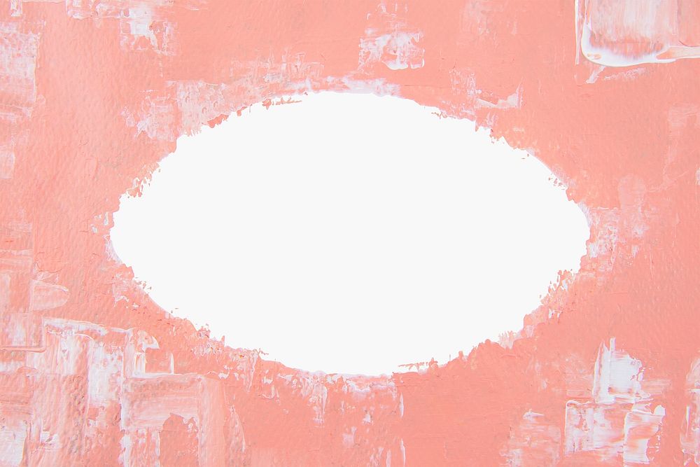 Frame psd background, pink acrylic paint texture wallpaper