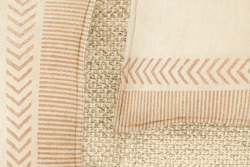 Cushion cover psd mockup, aesthetic home decor textile
