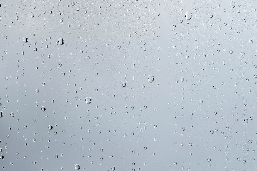 Rainy window background, water effect psd add-on