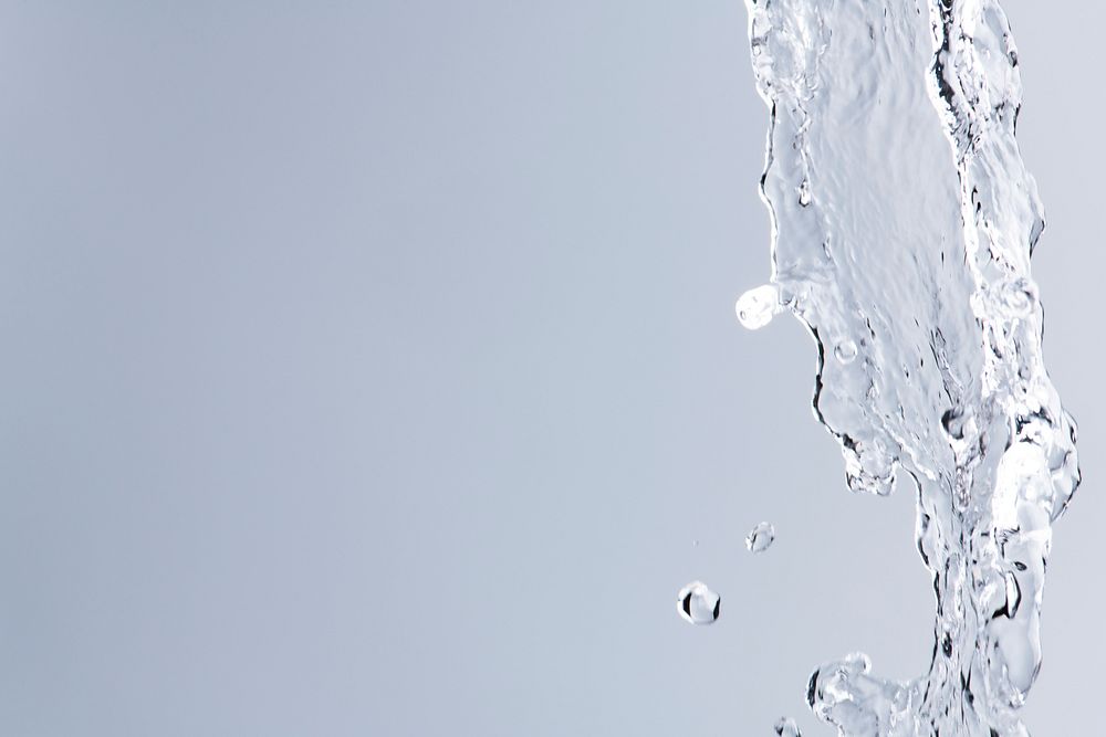Splashing water texture background, gray design
