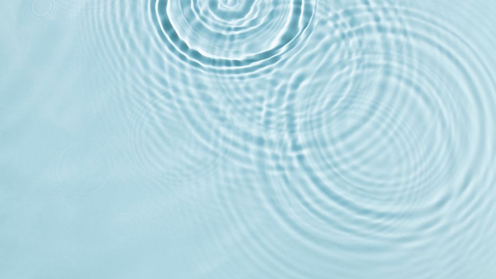 Water texture desktop wallpaper, blue aesthetic