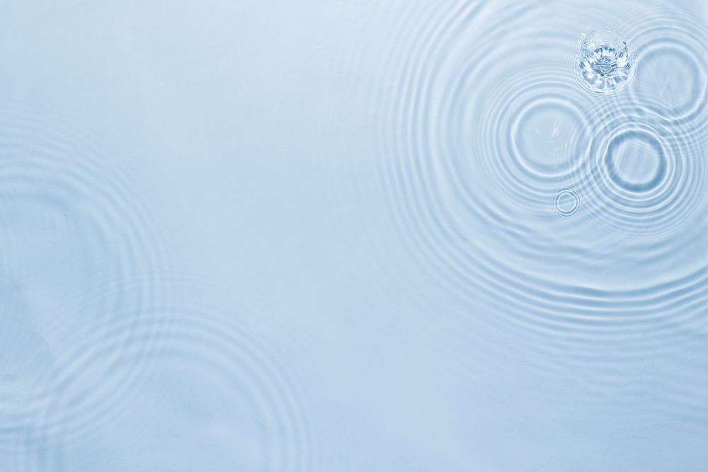 Water ripple texture background, blue design