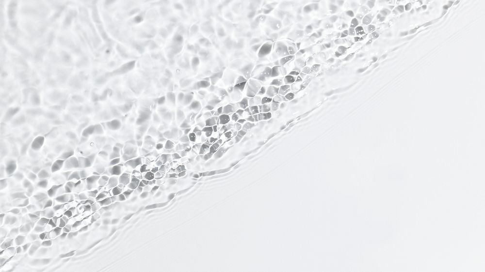 White desktop wallpaper, water texture