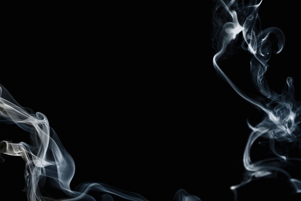 Smoke effect wallpaper psd, dark background