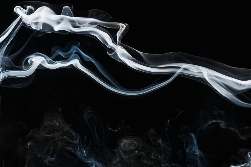 Elegant smoke wallpaper background, dark design 