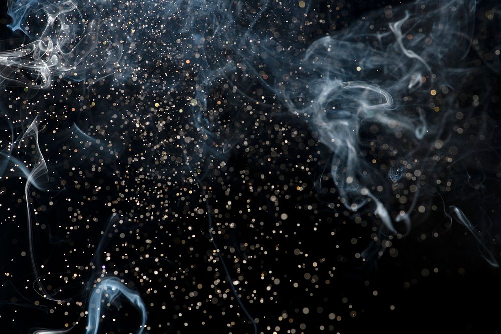 Abstract space wallpaper background, dark smoke design 