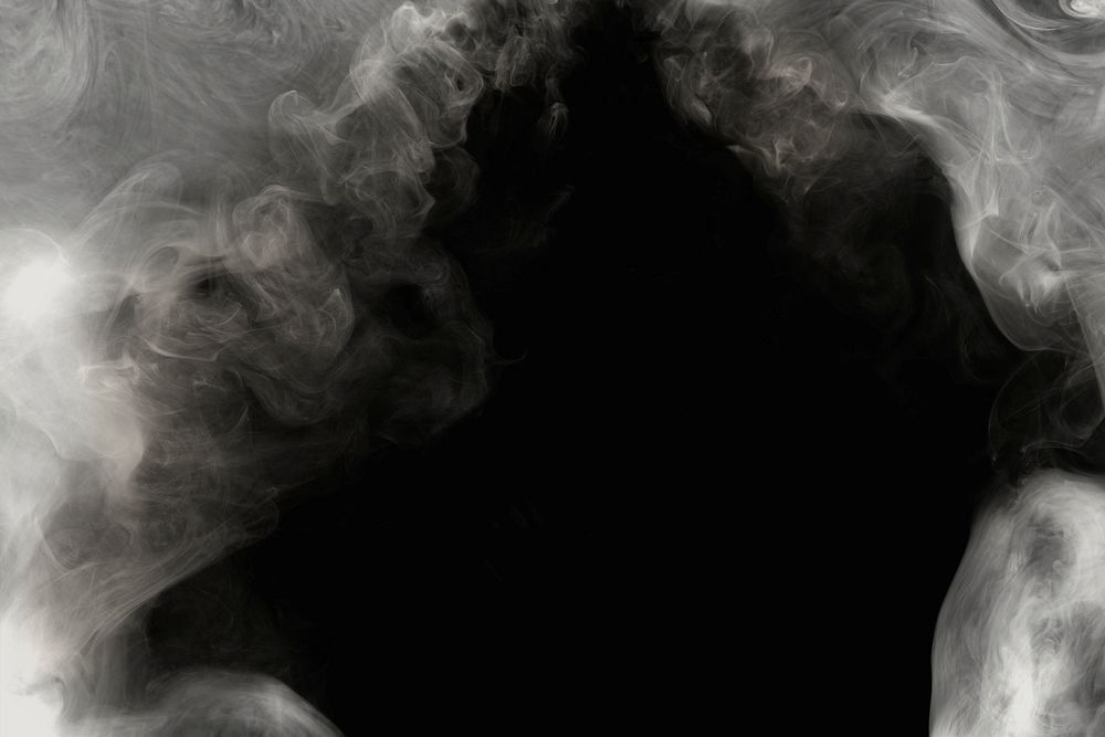 Smoke frame wallpaper psd dark background