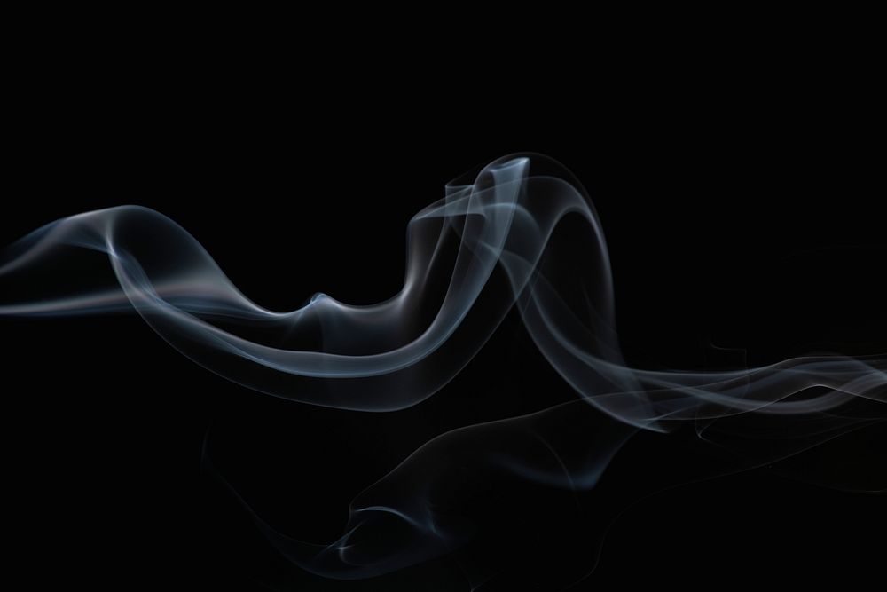 Elegant smoke wallpaper background, dark design 