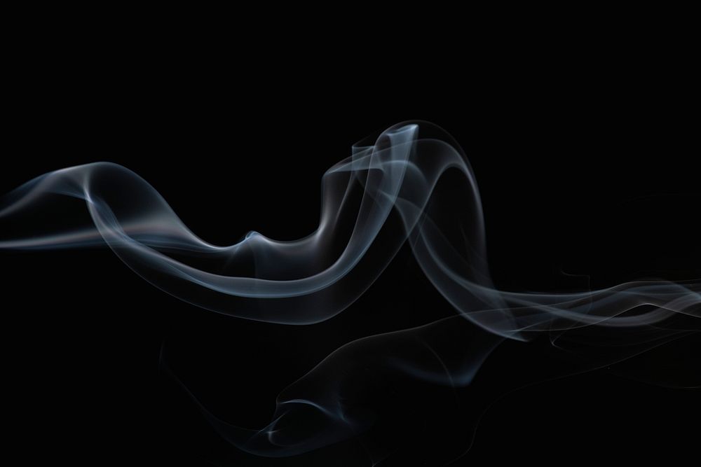 Smoke background texture psd, black abstract design