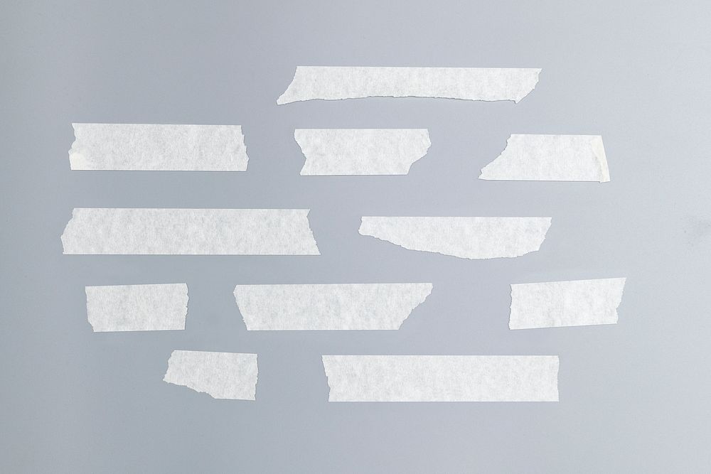 White textured washi tape, stationery set