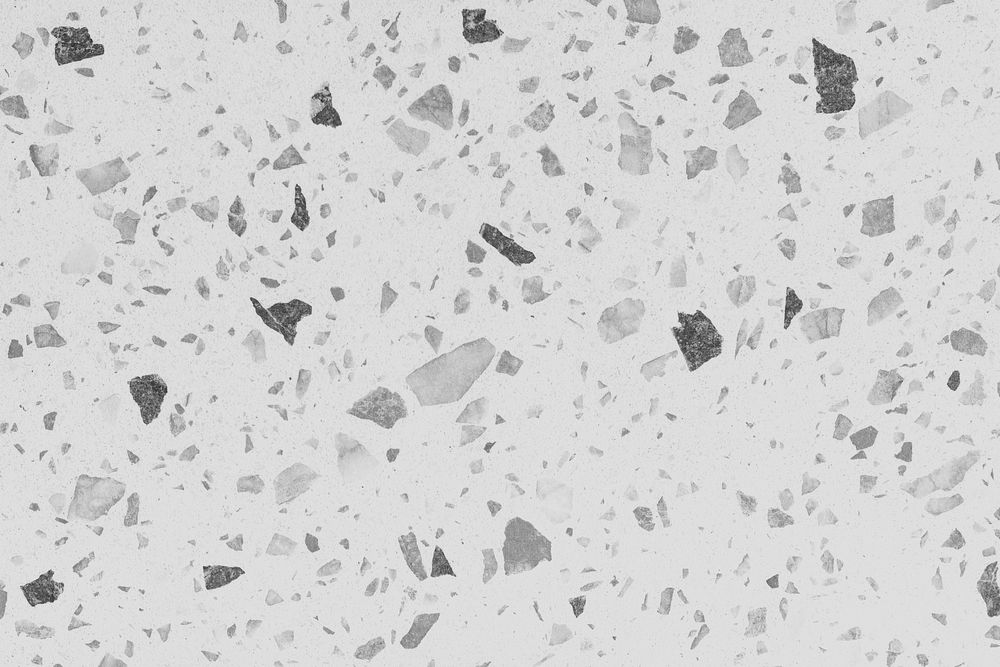 Gray stone terrazzo texture background design