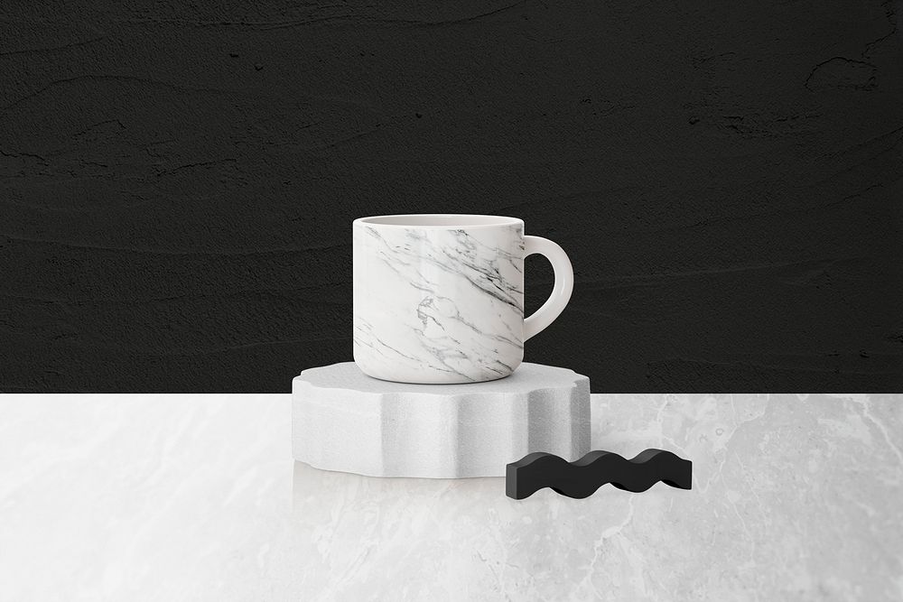 Mug mockup psd, minimal product design