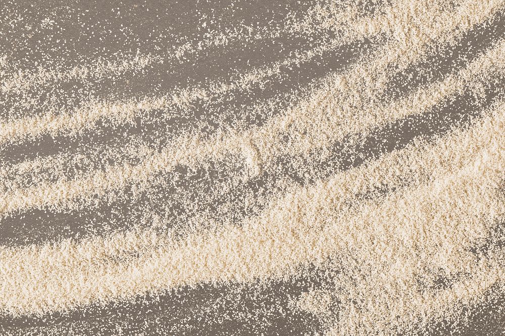 Sand texture background, beige tone psd