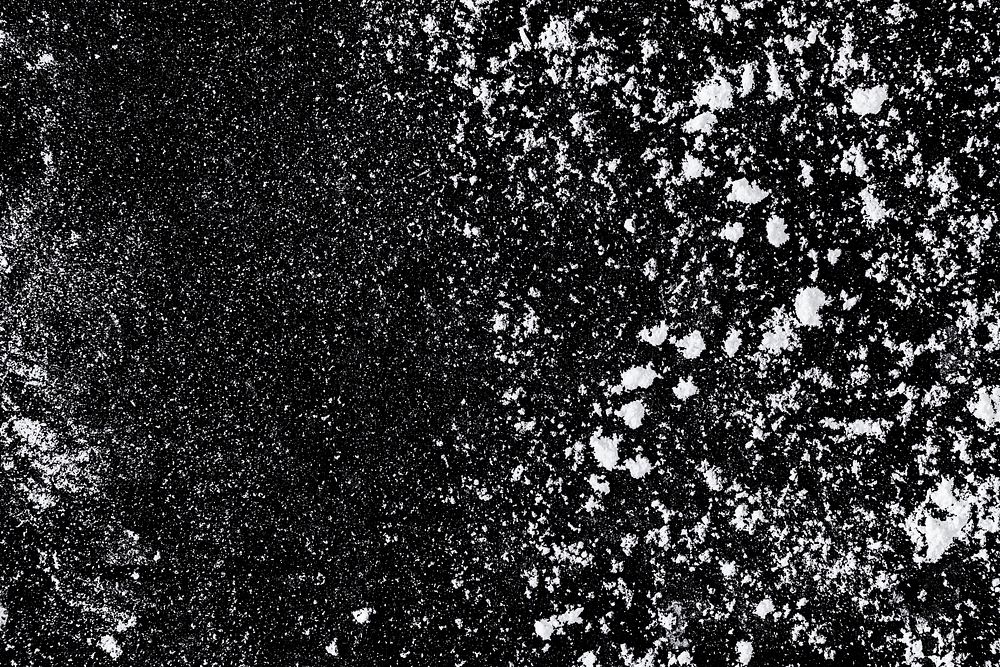 White flour texture, black background