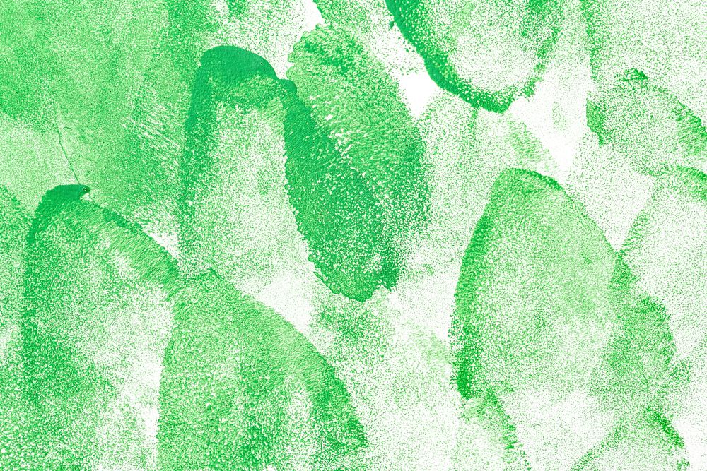 Green background, abstract paint texture design