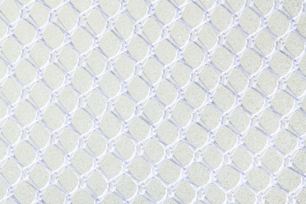 White net texture macro background