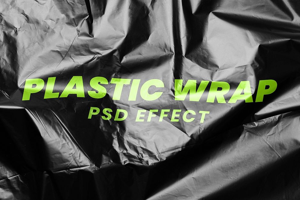 Plastic overlay PSD effect photoshop add-on