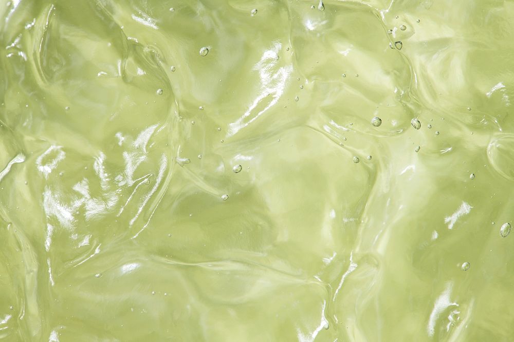 Green background, gel texture design