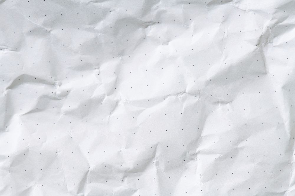 White background, crumpled dot paper texture design