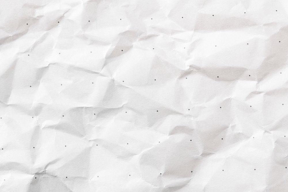 Off white background, crumpled dot paper texture design