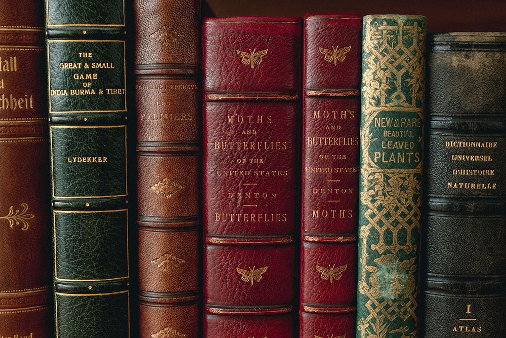 Old natural history books, from our own original public domain library collection.
