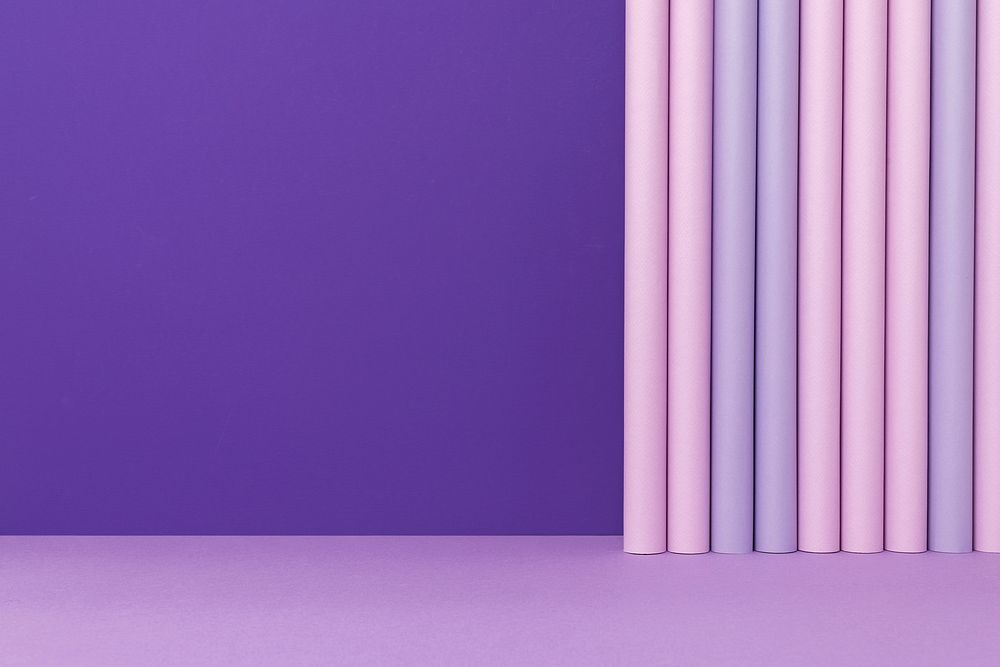 Purple curtain product backdrop, aesthetic design