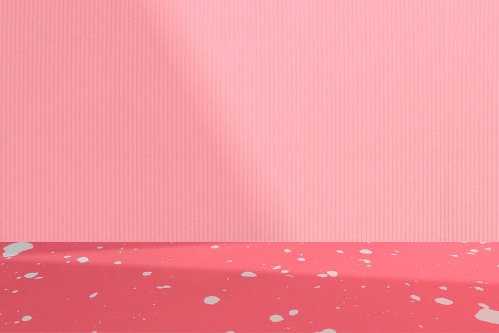 Pink aesthetic product backdrop, feminine design
